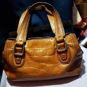 Fossil Alligator Shoulder Bag